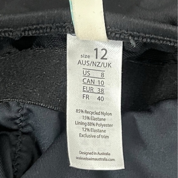 Sea Level Eco Essentials High Leg Bandeau One Piece - Picture 7 of 10